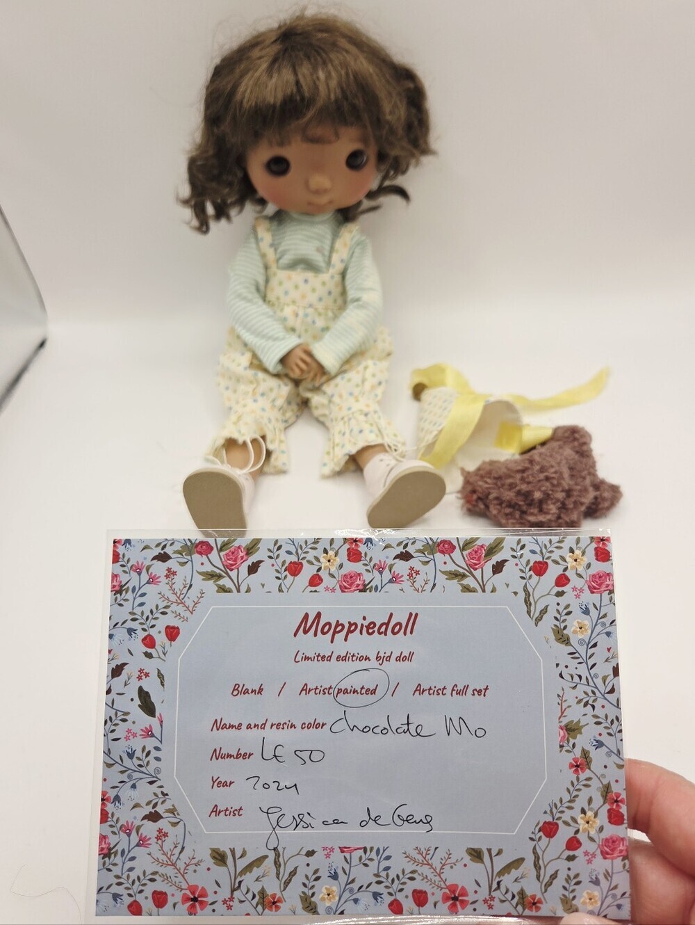 Moppiedoll Mo By Jessica De Geus⁸ BJD Ball Jointed Doll Chocolate Skin LE 50 - Picture 3 of 15